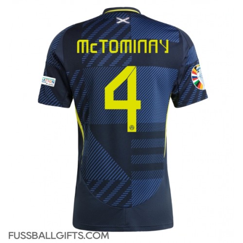 Schottland Scott McTominay #4 Fußballbekleidung Heimtrikot EM 2024 Kurzarm